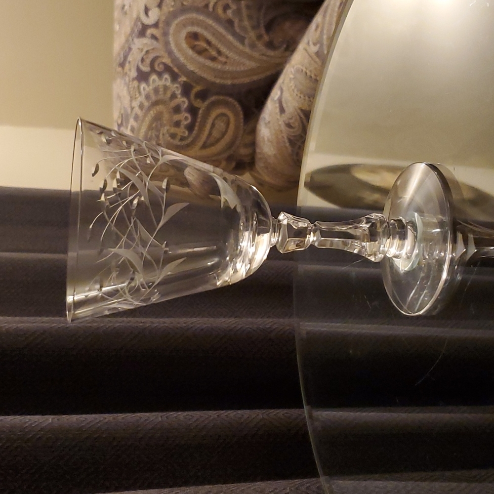 Fostoria Bridal Wreath Water Goblet